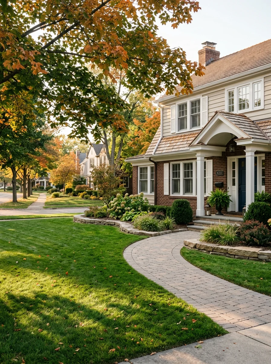 Holland residential home showing coastal or waterfront-adjacent setting.